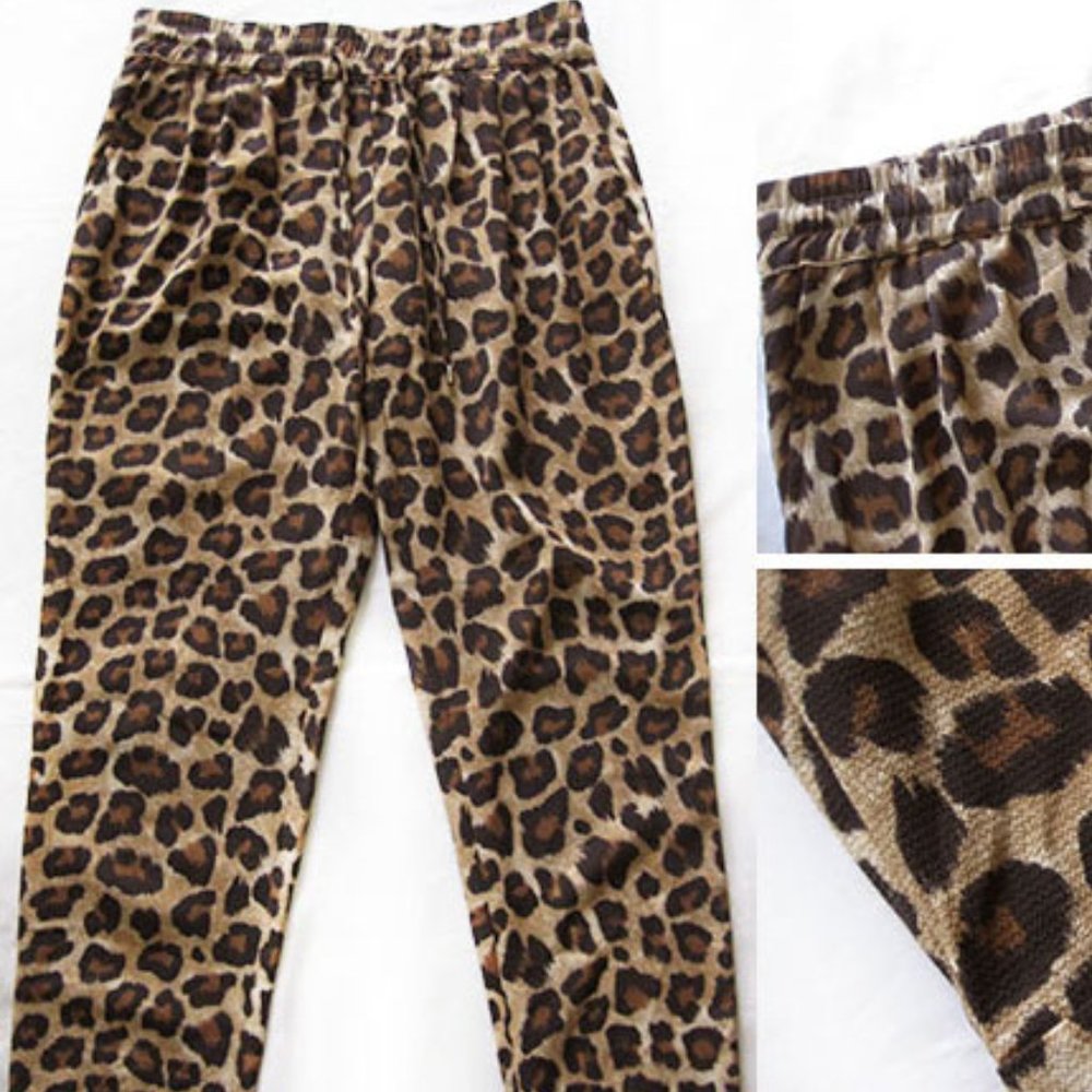 ZARA leopard pants